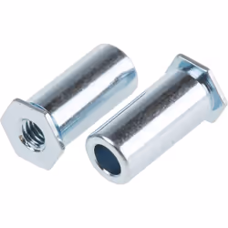 Taille de filetage = M3 Diamètre de trous de fixation = 5.4mm Diamètre extérieur du corps = 5.4mm Profondeur du corps = 12mm ...