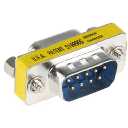 Rs Pro - Adaptateur Sub-D 9 Mâle vers Sub-D 9 Femelle ( Prix pour 1 )