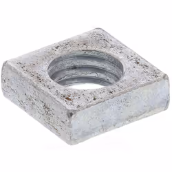 Taille de filetage = M5 Largeur = 8mm Matériau = Acier Finition = Galvanisé brillant Ecrous en acier pressé carrés de RS Pro. ...