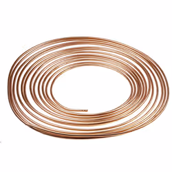 Diamètre externe = 5mm Longueur = 10m Pression de travail maximale = +200 °C BS 12449. Le tube en cuivre de 3/16 pouce ne doi ...