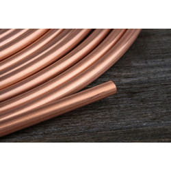 Rs Pro - Tubes en cuivre Diamètre externe 8mm, longueur 10m +200 °c ( Prix pour 1 )