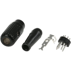 Rs Pro - Connecteur din 5 contacts, Mâle, Montage sur câble, a sertir ( Prix pour 1 )