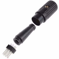 Nombre de contacts = 8 Genre = Mâle Type de montage = Montage sur câble Taille du connecteur = Standard Type de raccordement ...