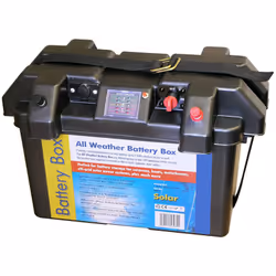 Type d'accessoire = Boîte pour batterie A utiliser avec = Batterie jusqu'à 110 Ah Profondeur = 200 (Internal) mm, 320 (Extern ...