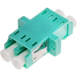 Rs Pro - Adaptateur pour fibre optique, lc vers lc Multimode Simplex, Bleu-vert, Perte d'insertion 0.1dB ( Prix pour 1 )