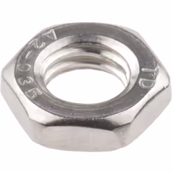 Taille de filetage = M8 Largeur = 13mm Matériau = Acier Inoxydable Type = Demi Type d'acier inoxydable = A2 304 Finition = Br ...
