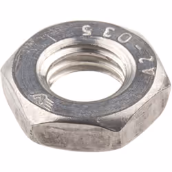 Taille de filetage = M10 Largeur = 17mm Matériau = Acier Inoxydable Type = Demi Type d'acier inoxydable = A2 304 Finition = B ...