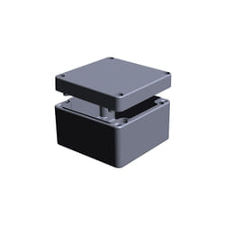 Rs Pro - Boîtier en Aluminium, 81 x 122 x 120mm IP66 ( Prix pour 1 )