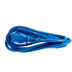 Rs Pro - Câble d'alimentation, Bleu, Connecteur C13, iec vers C14, cei, 2m ( Prix pour 1 )