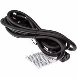Connecteur A = C13, IEC Connecteur B = Fiche britannique Longueur = 2m Courant = 5 A Couleur de gaine = Noir Fiche secteur Ty ...