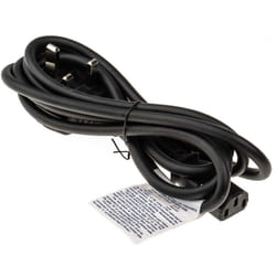 Câble d'alimentation, Noir, Connecteur C13, IEC vers Fiche britannique / 5 A, 2m ( Prix pour 1 )
