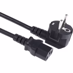 Connecteur A = C13, IEC Connecteur B = CEE 7/7, Schuko Longueur = 2m Couleur de gaine = Noir Fiche secteur Type = CEE 7/7 All ...