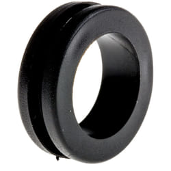 Passe-câble RS PRO en PVC, Ø câble max. 18mm, panneau 3mm max, Ø découpe 22mm ( Prix pour Sachet de 100 )