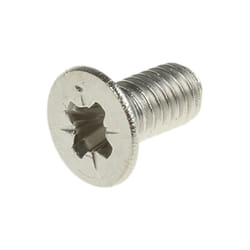 Rs Pro - Vis à métaux M3 à tête Fraisée Pozidriv en Acier Inoxydable, 6mm ( Prix pour Sachet de 100 )