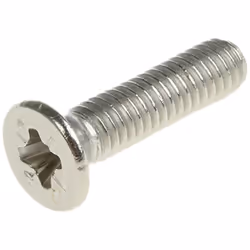 Forme de tête = Fraisée Type d'entrainement = Pozidriv Standard DIN = DIN 965 Longueur métrique = 12mm Taille de filetage mét ...