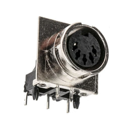Rs Pro - Connecteur din 3 contacts, Femelle, Traversant, a souder ( Prix pour 1 )