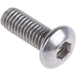 Rs Pro - Vis à six pans creux, M3 x 8mm, tête Vis bombée à tête creuse hexagonale, en Acier Inoxydable ( Prix pour Boîte de 100 )