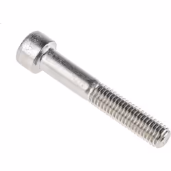 Taille de filetage = M8 Longueur = 50mm Forme de tête = Six pans creux Standard DIN = DIN 912 Matériau = Acier Inoxydable Fin ...