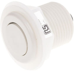 Rs Pro - Interrupteur pneumatique a soufflets Blanc, Diam: 50mm, L.42.5mm ( Prix pour 1 )