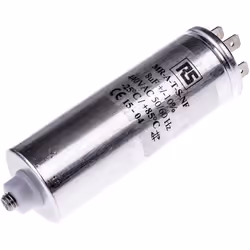 Capacité = 8µF Tension = 440V c.a. Type de montage = Montage à visser Tolérance = ±10% Série = MRA440 Longueur = 98mm Dimensi ...