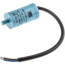 Capacité = 2µF Tension = 440V c.a. Type de montage = Montage à visser Tolérance = ±10% Série = MRP440 Longueur = 56mm Dimensi ...