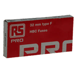 Rs Pro - Cartouche fusible 16A, 6.3 x 32mm, Type f, 500V c.a.