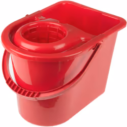 Capacité = 12L Couleur = Rouge Matériau = Plastique Poignée = Oui Essoreuse = Oui Seau avec essoreur. Ce seau a une contenanc ...