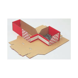 Bac de rangement Rs Pro Rouge, 100mm x 100mm x 450mm ( Prix pour Boîte de 25 )