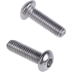 Rs Pro - Vis à six pans creux, M3 x 10mm, tête Vis bombée à tête creuse hexagonale, en Acier Inoxydable ( Prix pour Boîte de 50 )