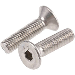 Rs Pro - Vis à six pans creux, M5 x 20mm, tête Vis fraisée à tête creuse hexagonale, en Acier Inoxydable ( Prix pour Boîte de 50 )