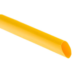 Rs Pro - Gaine thermorétractable Dia. 19mm Jaune rétreint 3:1, 1.2m ( Prix pour 1 )