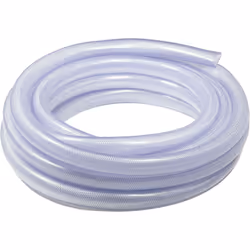 Diamètre interne = 38mm Diamètre externe = 48.5mm Matériau = PVC Couleur = Transparent Renforcé = Oui Longueur = 15m Températ ...