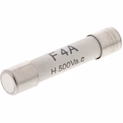Gamme de courant = 4A Taille de fusible = 6.3 x 32mm Vitesse de fusion = F Plage de tension = 500V c.a. Matériau du corps = C ...