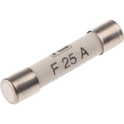 Rs Pro - Cartouche fusible 25A, 6.3 x 32mm, Type f, 440V c.a.