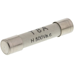 Cartouche fusible Rs Pro 8A, 6.3 x 32mm, Type t, 500V c.a.