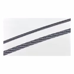 Type = Câble Matériau = Acier inoxydable Diamètre = 6 mm Ame = Fil de fer Charge d'utilisation = 400kg Longueur = 75m Câbles  ...
