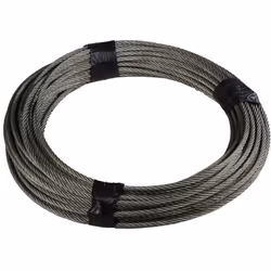 Type = Câble Matériau = Métal galvanisé Diamètre = 10 mm Nombre de Brins = 6 Nombre de fils = 7 Ame = Fil de fer Charge d'uti ...