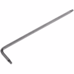 Nombre de pièces = 1 Taille = T7 Forme = L Bras court ou long = Long Matériau = Alliage nickel chrome Embouts TORX® en L. Fab ...