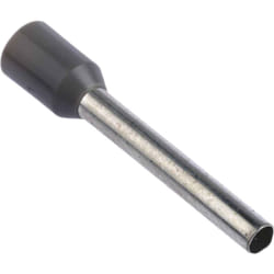 Embout à sertir 2.5mm², Gris, longueur 18mm