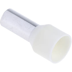 Rs Pro - Embout à sertir 16mm², Blanc cassé, longueur 12mm