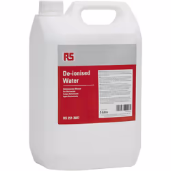 Contenance = 5 l Type de conditionnement = Bidon Application = CI Catégorie du produit = A base d'eau Eau déionisée. Eau déio ...