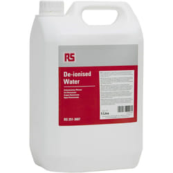 Eau déionisée RS PRO, Bidon 5 l pour CI, A base d'eau ( Prix pour 1 )