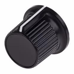 Taille de l'axe = 6.35mm Type d'axe = Circulaire Hauteur du bouton = 17mm Couleur du corps = Noir Couleur de l'indicateur = B ...