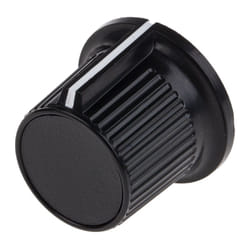 Bouton de potentiomètre Rs Pro Axe de 6.35mm, Diamètre de 21mm, Vis sans tête