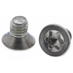 Rs Pro - Vis de sécurité inviolable, M4, tête Fraisée, en Acier Inoxydable A2 304 ( Prix pour Sachet de 50 )