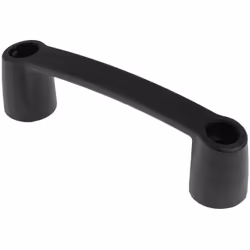Matériau = Plastique Longueur = 163mm Hauteur = 45 mm Largeur = 31mm Entraxes = 132mm Couleur = noir Thermoplastique femelle  ...