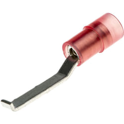 Rs Pro - Cosse à sertir type languette, 3mm x 0.75mm, Rouge 16AWG 1.5mm² 22AWG 0.5mm² Non-Enveloppé