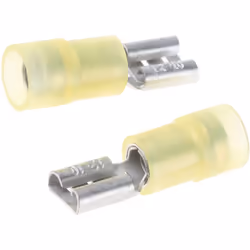 Genre = Femelle Taille maximale des conducteurs mm2 = 6mm² Taille de la languette = 6.35 x 0.8mm Isolation = Isolé Taille max ...