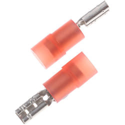 Rs Pro - Cosse faston Isolé, Rouge