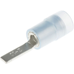 Cosse à sertir type languette, 2.4mm x 0.8mm, Bleu 14AWG 2.5mm² 16AWG 1.5mm² Non-Enveloppé